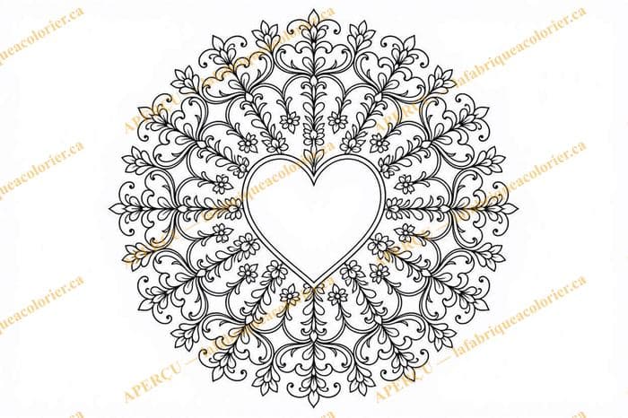 Création inspirée d’un mandala